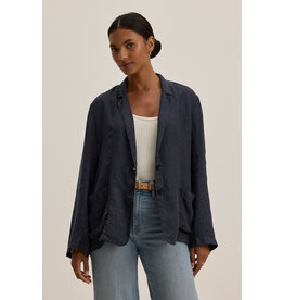 VELVET BY GRAHAM & SPENCER IMAN LINEN BLAZER