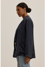 VELVET BY GRAHAM & SPENCER IMAN LINEN BLAZER