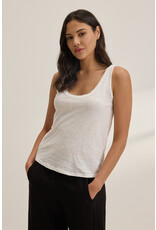 VELVET BY GRAHAM & SPENCER AYA TANK IN WHITE