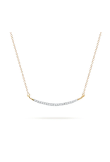 ADINA REYTER LARGE PAVÉ CURVED NECKLACE