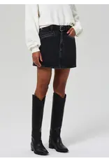 CITIZENS OF HUMANITY BRITA MINI SKIRT IN METEORITE