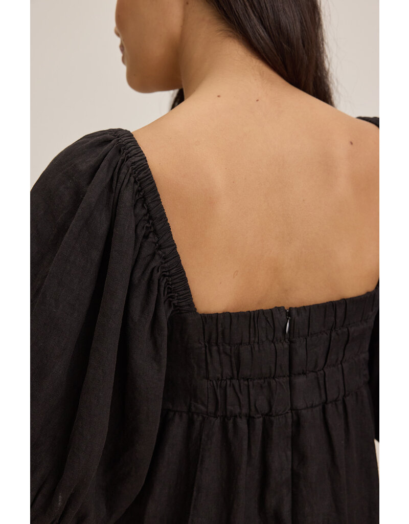 VELVET BY GRAHAM & SPENCER BROOKE DRESS IN BLACK