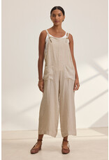 VELVET BY GRAHAM & SPENCER ISABEL LINEN JUMPER IN COBBLE