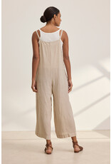 VELVET BY GRAHAM & SPENCER ISABEL LINEN JUMPER IN COBBLE