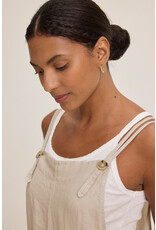 VELVET BY GRAHAM & SPENCER ISABEL LINEN JUMPER IN COBBLE