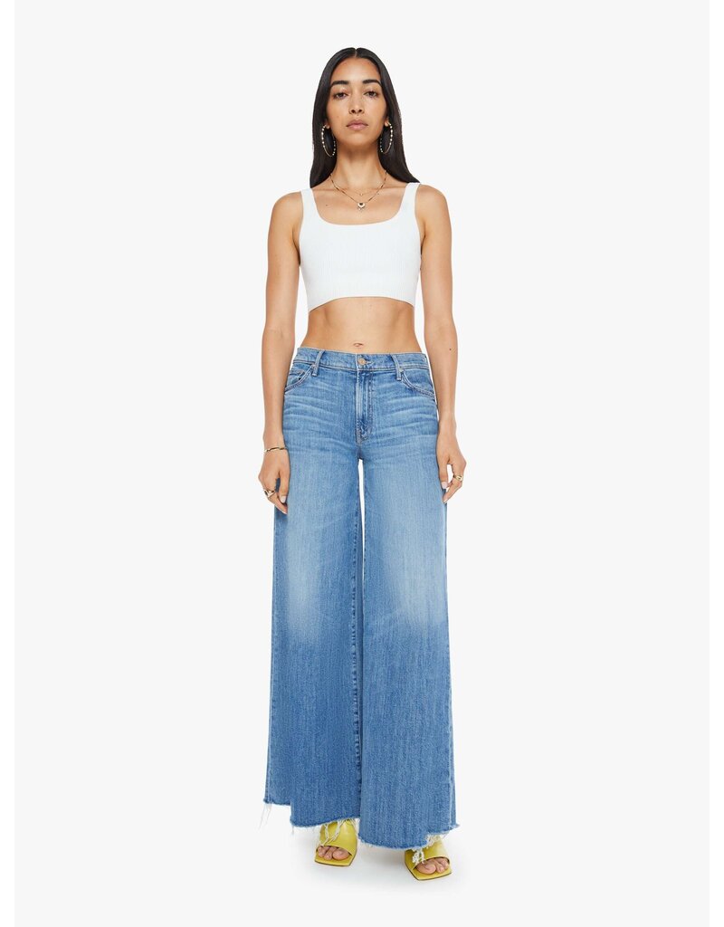 MOTHER DENIM THE SWISHER SNEAK FRAY IN BOOGIE DOWN