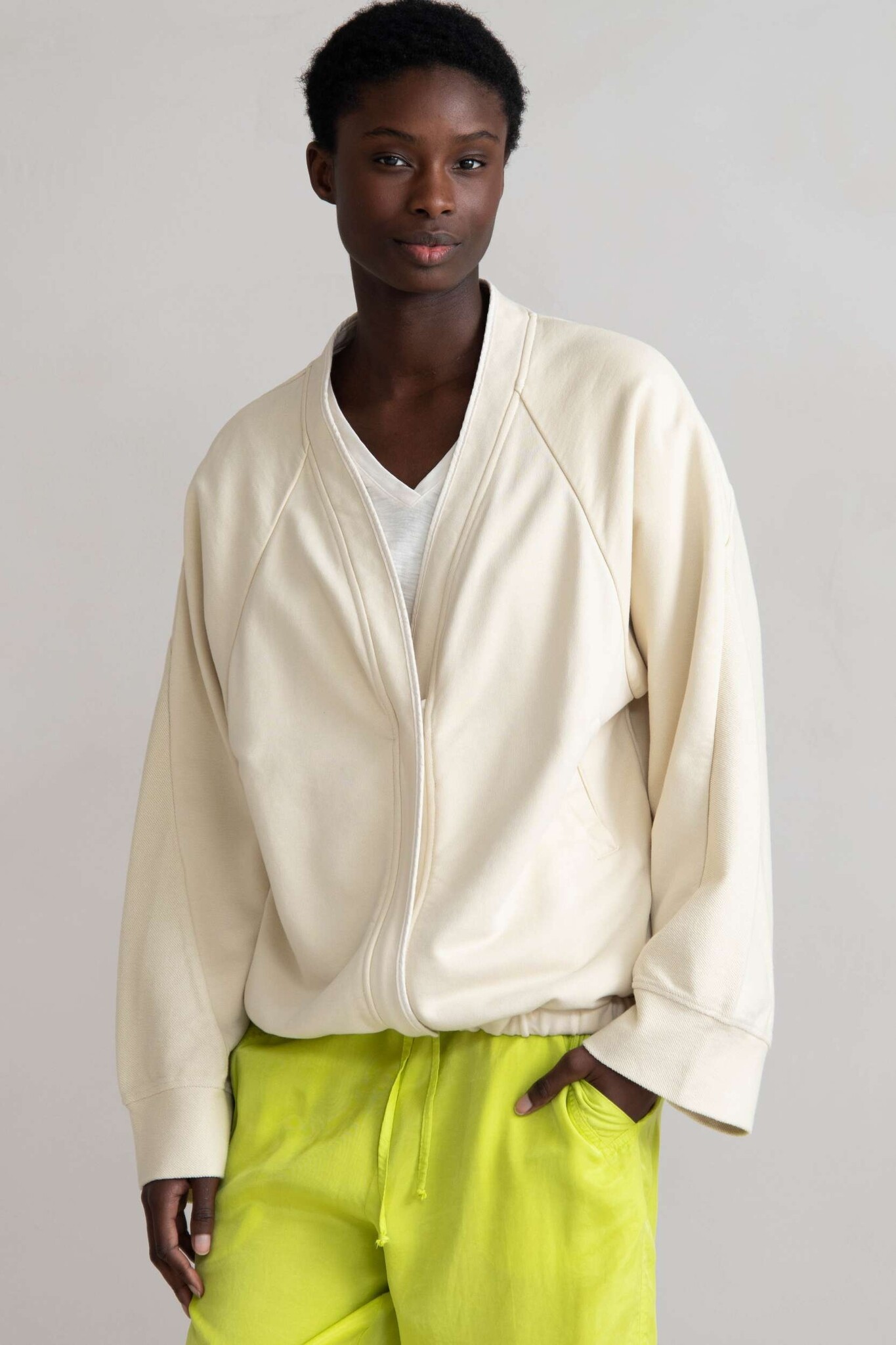 HUMANOID DOSA JACKET IN MILK