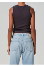 CITIZENS OF HUMANITY INEZ WAFFLE TANK IN CHARCOAL