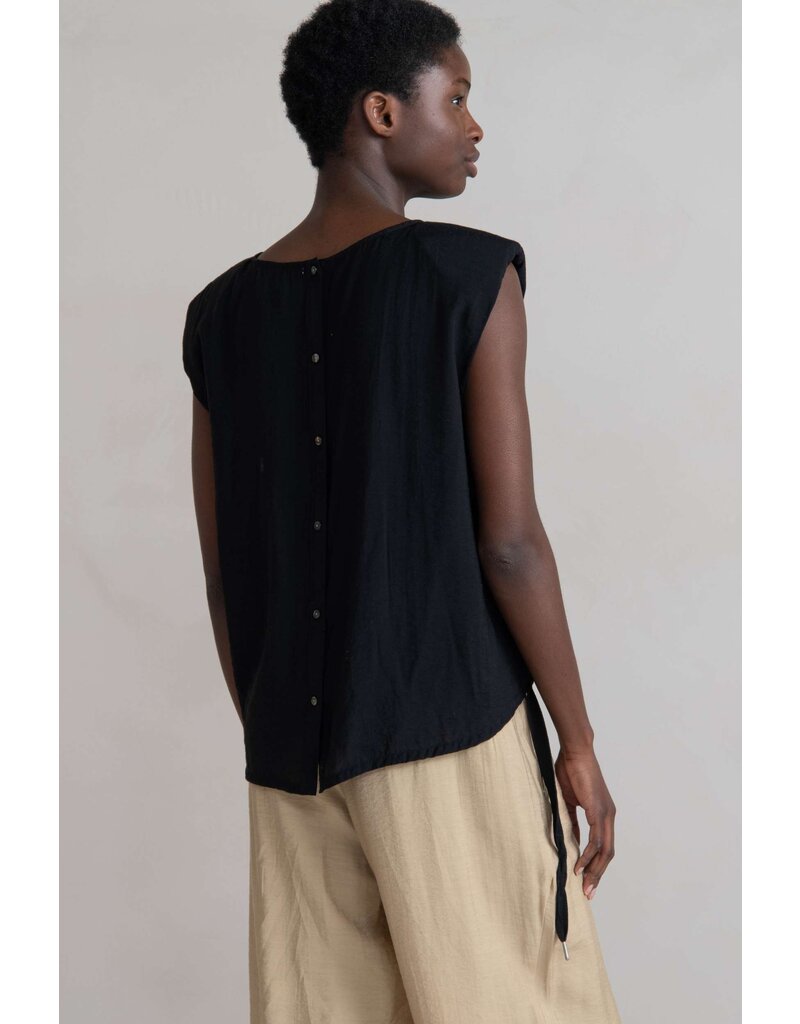 HUMANOID ELIJAH TOP IN BLACK