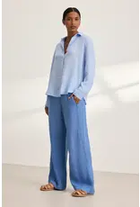 VELVET BY GRAHAM & SPENCER STEPHANIE LINEN PANT IN CHAMBRAY