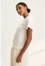 VELVET BY GRAHAM & SPENCER JAZZ TEE IN WHITE