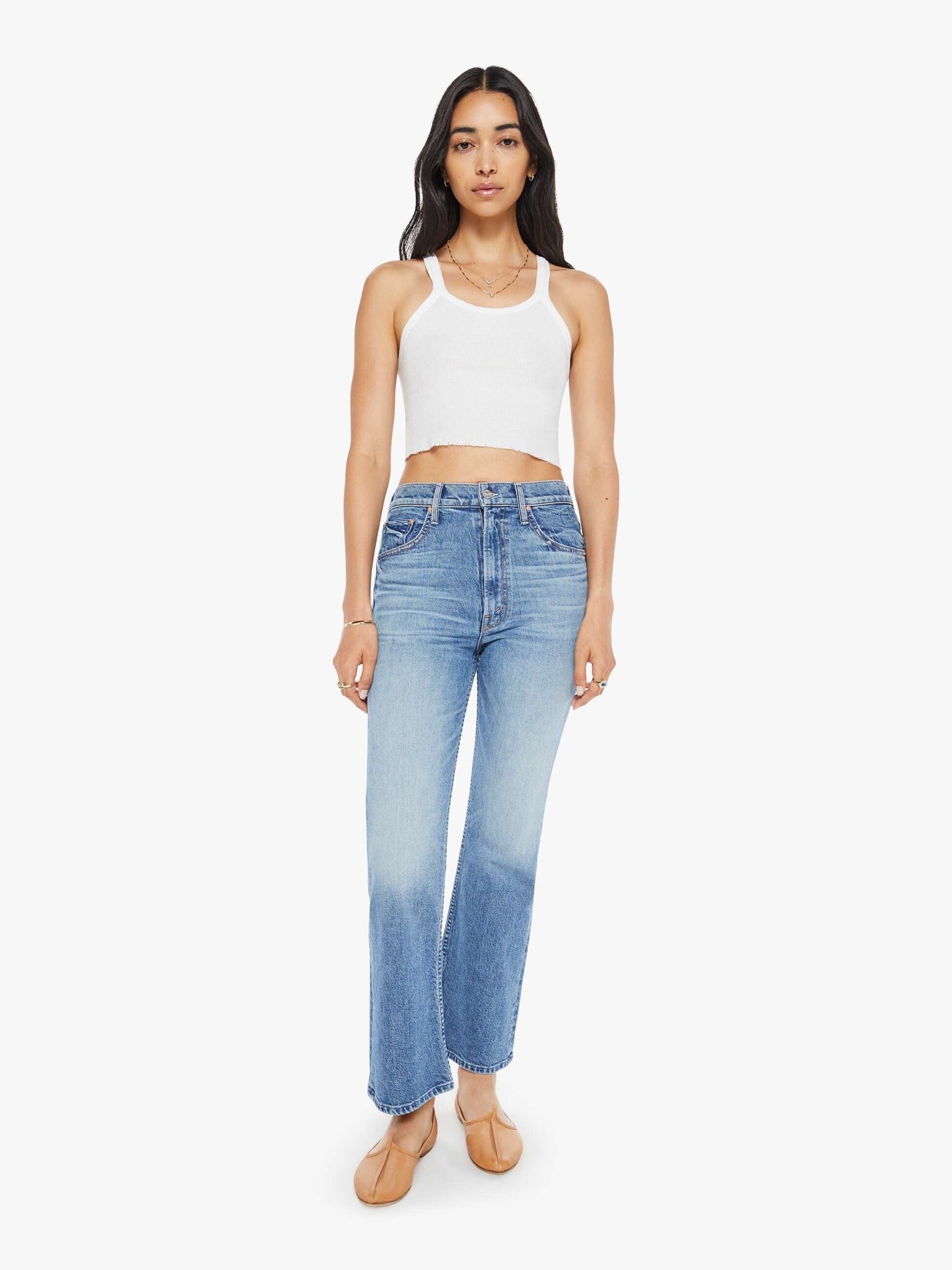 MOTHER DENIM THE SCOOTER ANKLE IN I'M A WINNER