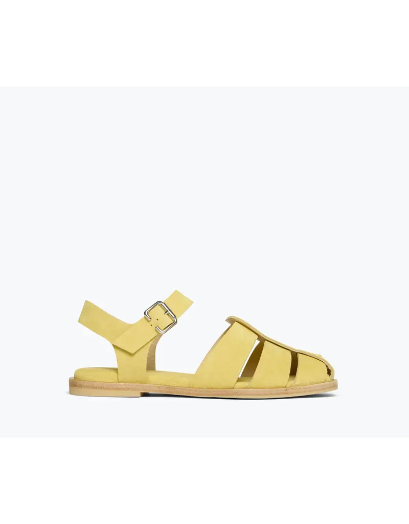 FREDA SALVADOR SERA FISHERMAN SANDAL IN LIMON SUEDE