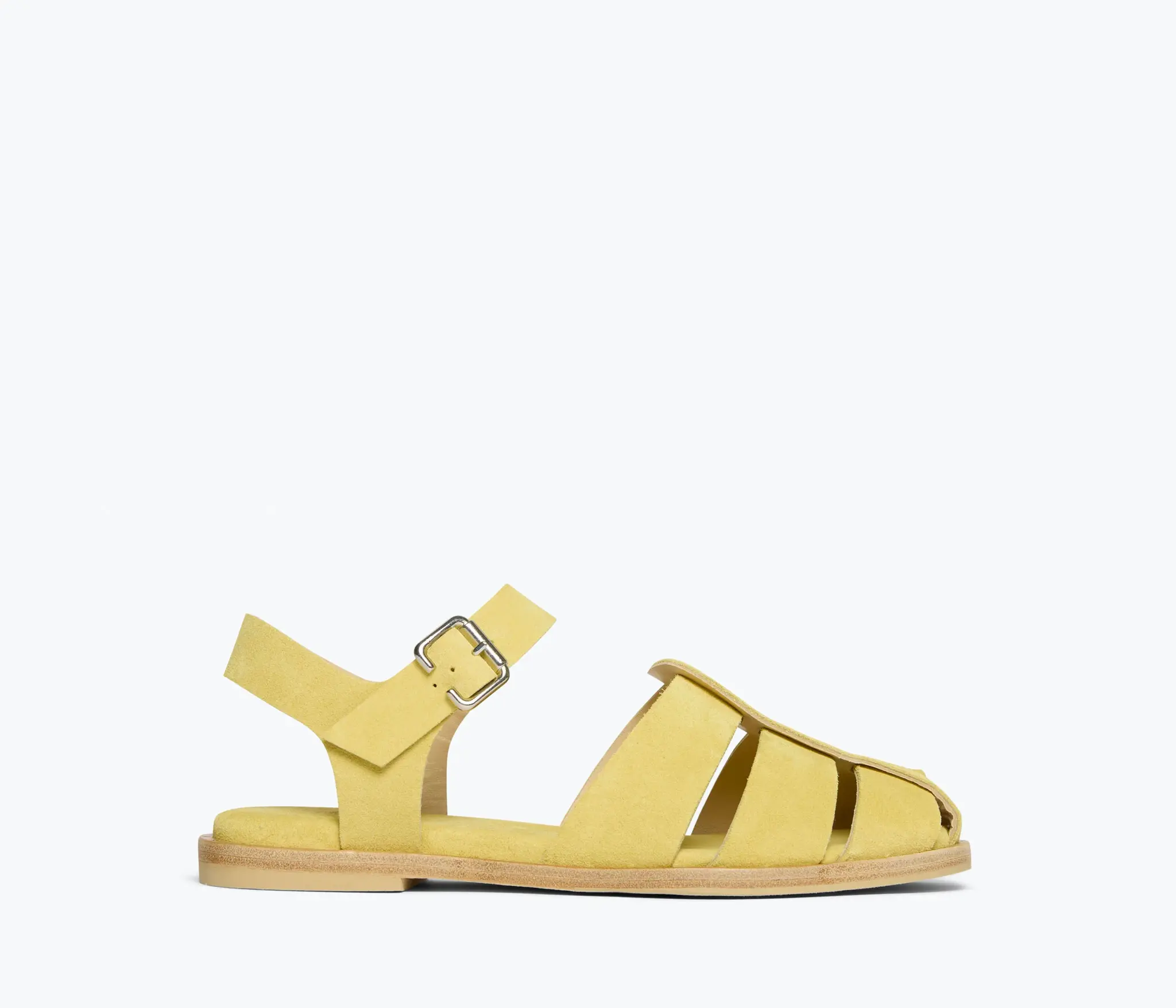FREDA SALVADOR SERA FISHERMAN SANDAL IN LIMON SUEDE