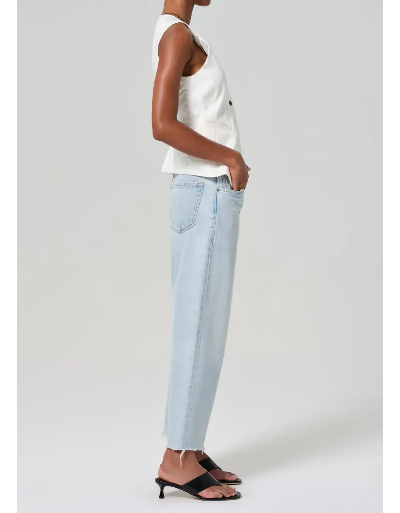 CITIZENS OF HUMANITY AYLA RAW HEM CROP IN SAILOR