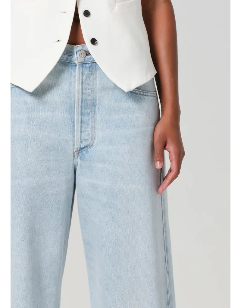 CITIZENS OF HUMANITY AYLA RAW HEM CROP IN SAILOR
