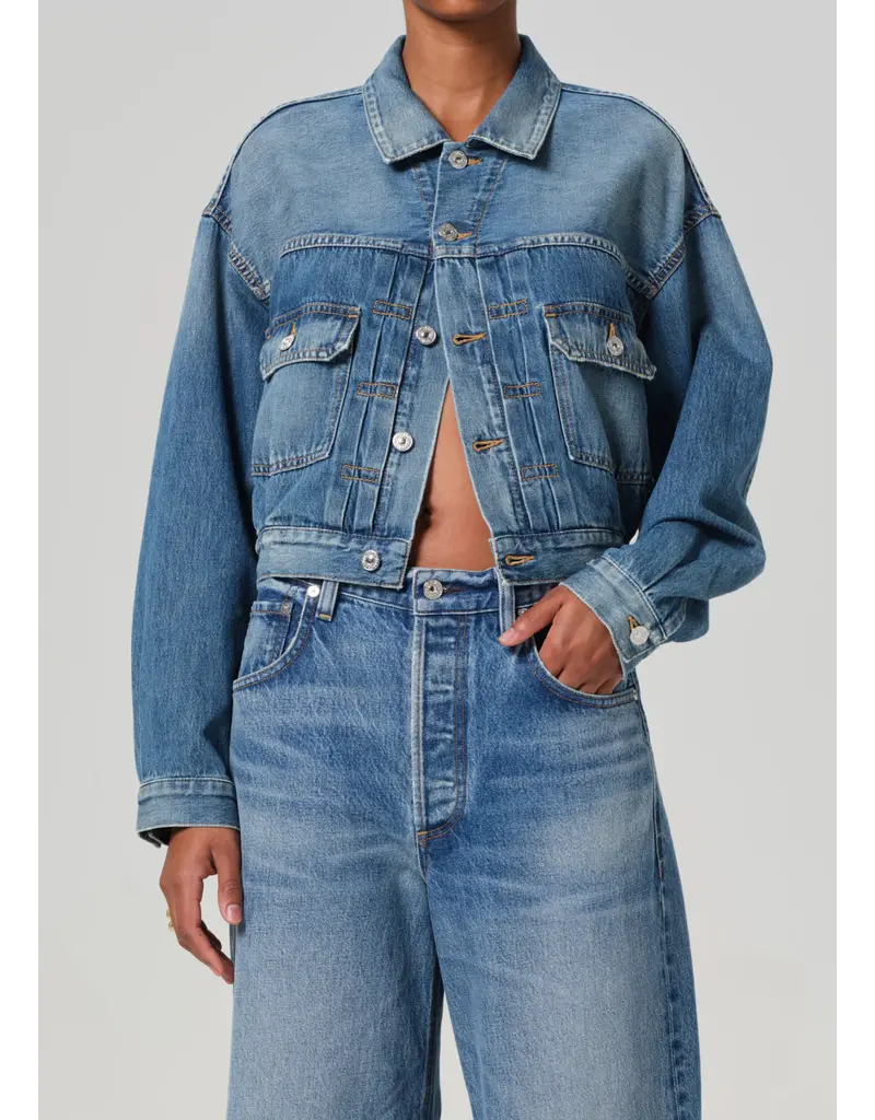 CITIZENS OF HUMANITY ALMA JEAN JACKET IN DARVI