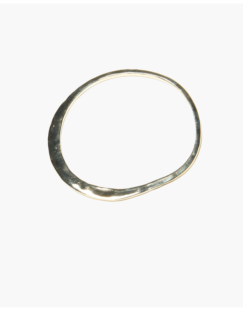 ODETTE TIDAL BANGLE IN BRASS