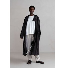 HUMANOID DRU COAT IN BLACK