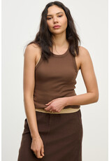 VELVET BY GRAHAM & SPENCER SARI TANK IN BARK
