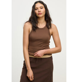 VELVET BY GRAHAM & SPENCER SARI TANK IN BARK