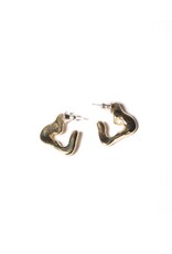ODETTE ATHENE EARRINGS IN BRASS