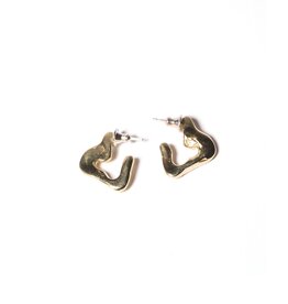 ODETTE ATHENE EARRINGS IN BRASS