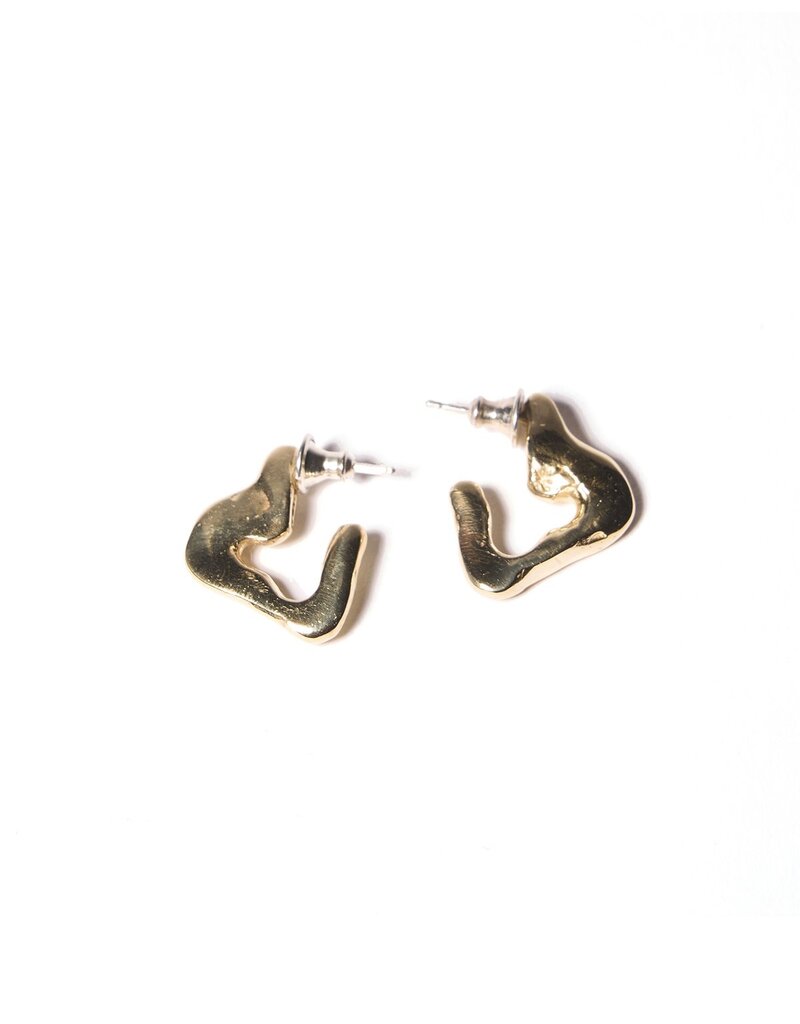 ODETTE ATHENE EARRINGS IN BRASS