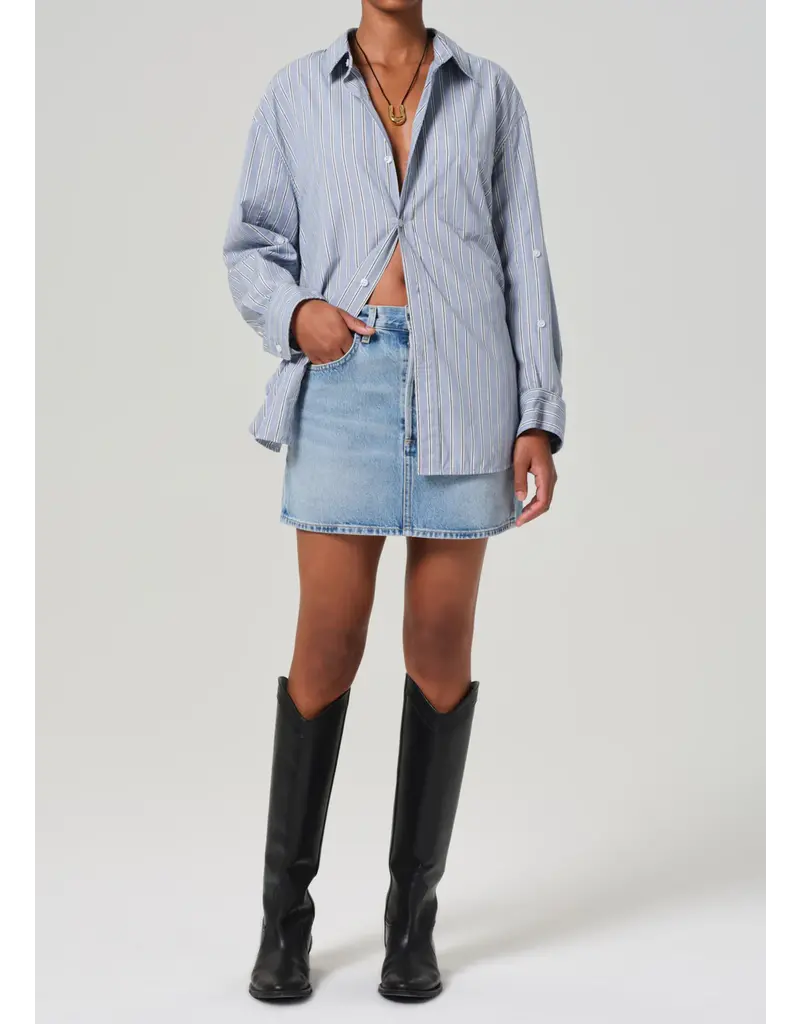 CITIZENS OF HUMANITY RAMONA MINI SKIRT IN FIESTA
