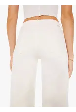MOTHER DENIM THE TWISTER SKIMP IN CREAM PUFFS