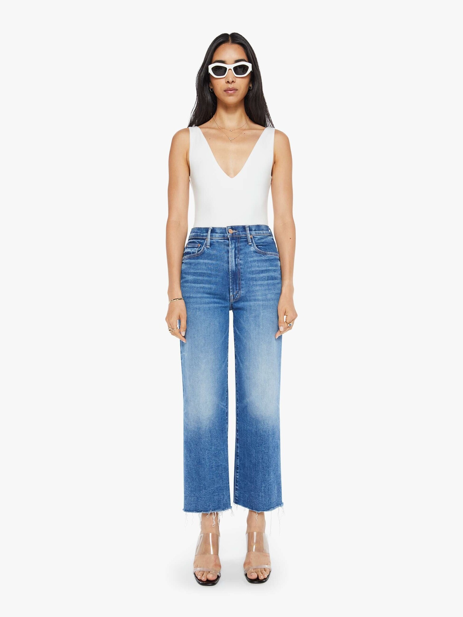 MOTHER DENIM THE MAVEN ANKLE FRAY IN B*TCHIN'