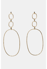 5 OCTOBRE BEA 3XL HOOP 24K GOLD VERMEIL EARRINGS