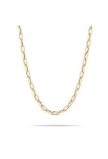 ADINA REYTER 5.3MM ITALIAN CHAIN LINK NECKLACE IN YELLOW GOLD