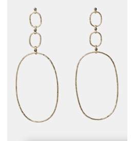 5 OCTOBRE BEA 3XL HOOP 24K GOLD VERMEIL EARRINGS