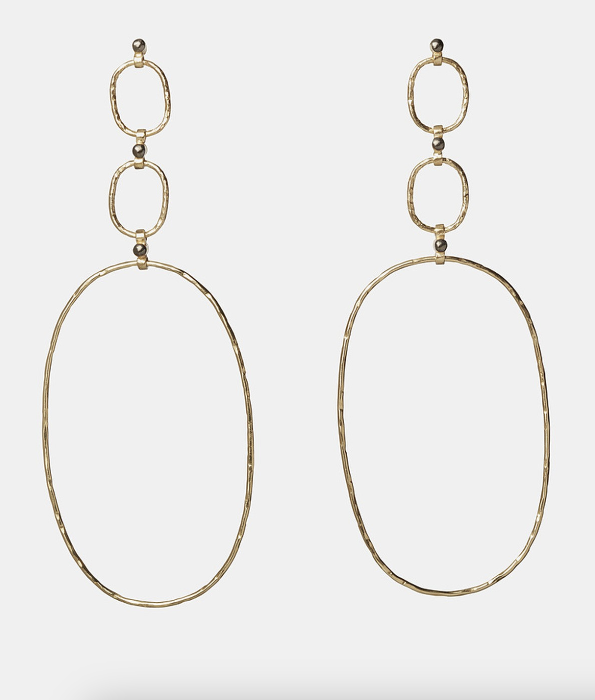 5 OCTOBRE BEA 3XL HOOP 24K GOLD VERMEIL EARRINGS
