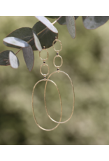 5 OCTOBRE BEA 3XL HOOP 24K GOLD VERMEIL EARRINGS