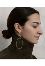 5 OCTOBRE BEA 3XL HOOP 24K GOLD VERMEIL EARRINGS