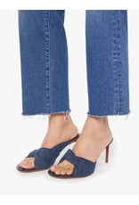 MOTHER DENIM MID RISE RAMBLER ZIP ANKLE FRAY IN DUGOUT DOOBIES