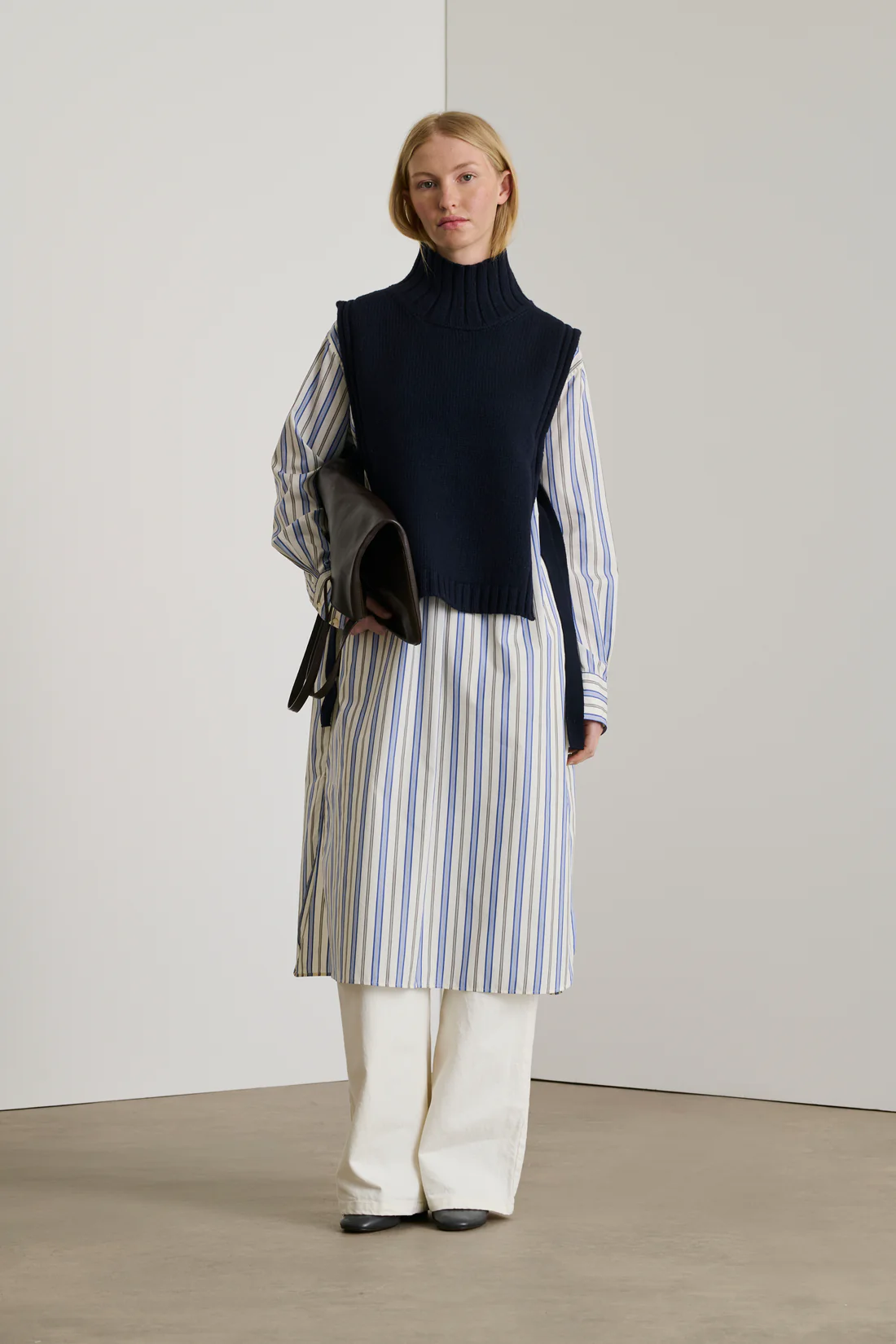 SOEUR OR PULLOVER IN NAVY