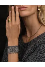 MARIE LAURE CHAMOREL NO. 705 BRACELET IN RUTHENIUM