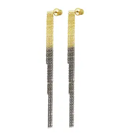 MARIE LAURE CHAMOREL NO. 464 EARRINGS IN BICOLORE GOLD