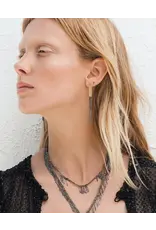 MARIE LAURE CHAMOREL NO. 464 EARRINGS IN BICOLORE GOLD MARIE LAURE CHAMOREL NO. 464 EARRINGS IN BICOLORE GOLD