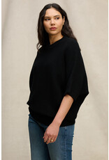 VELVET BY GRAHAM & SPENCER COCO SWEATER IN BLACK VELVET BY GRAHAM & SPENCER COCO SWEATER IN BLACK