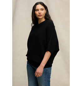 VELVET BY GRAHAM & SPENCER COCO SWEATER IN BLACK