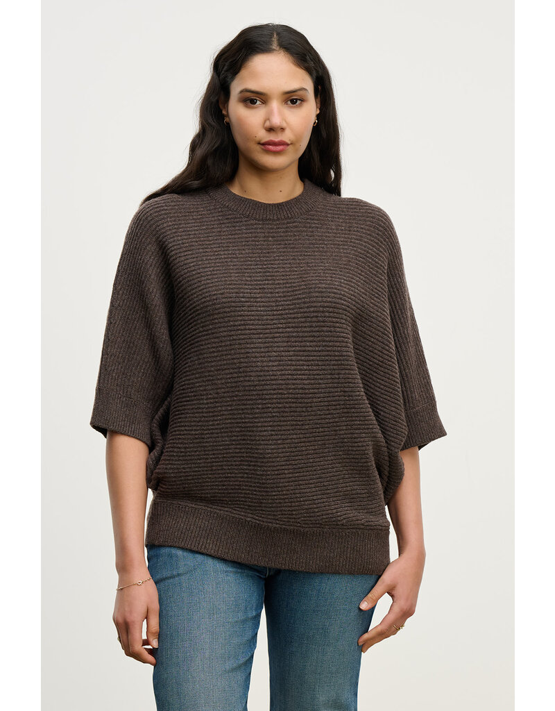 VELVET BY GRAHAM & SPENCER COCO SWEATER IN BLACK