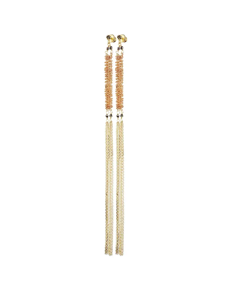 MARIE LAURE CHAMOREL NO. 595 EARRINGS IN GOLD