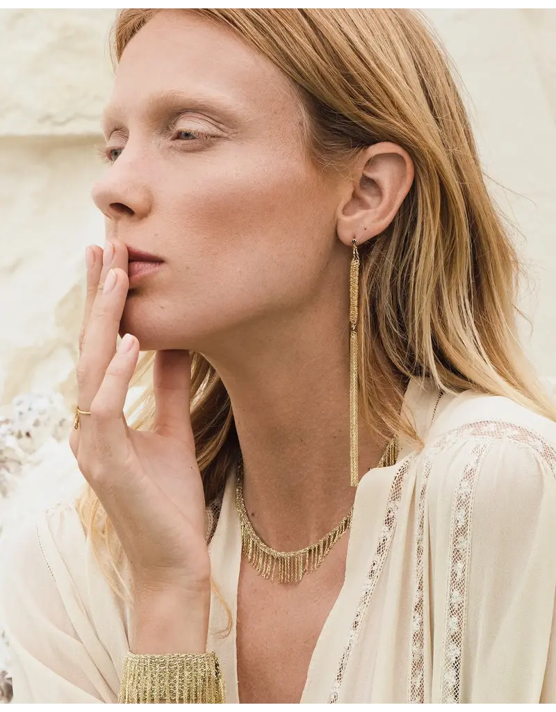 MARIE LAURE CHAMOREL NO. 595 EARRINGS IN GOLD