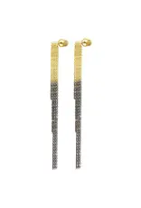 MARIE LAURE CHAMOREL NO. 464 EARRINGS IN BICOLORE GOLD MARIE LAURE CHAMOREL NO. 464 EARRINGS IN BICOLORE GOLD