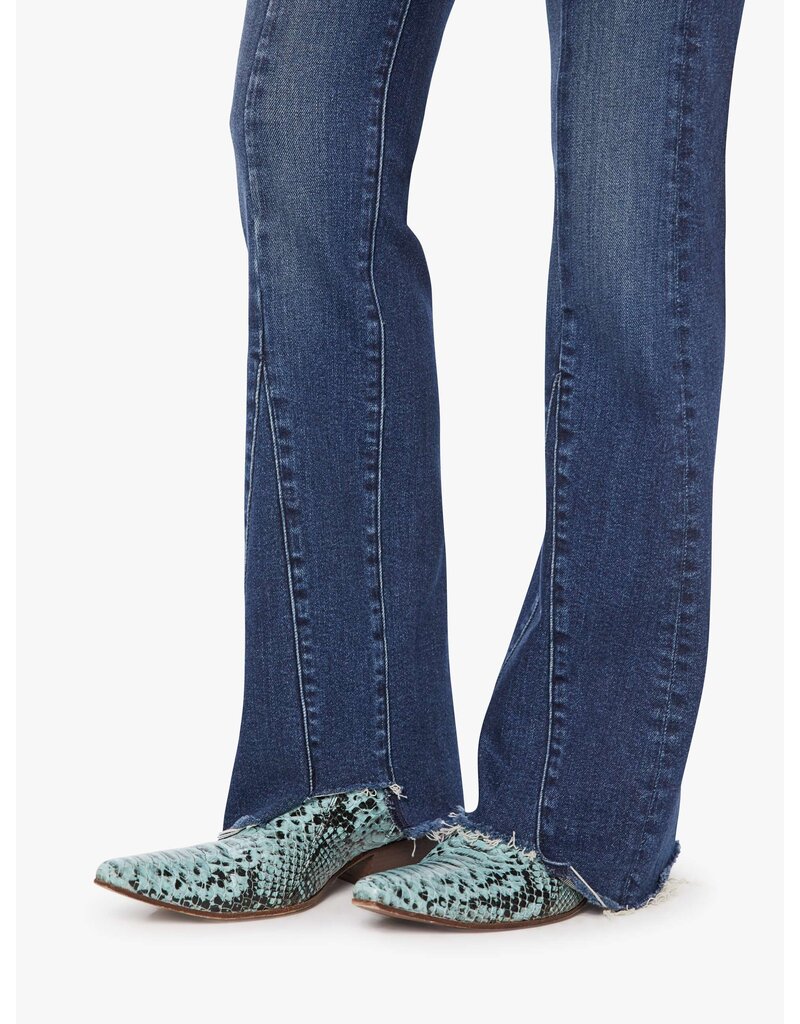 MOTHER DENIM THE INSIDER SKIMP POINTY FRAY IN YOU'RE A RIOT