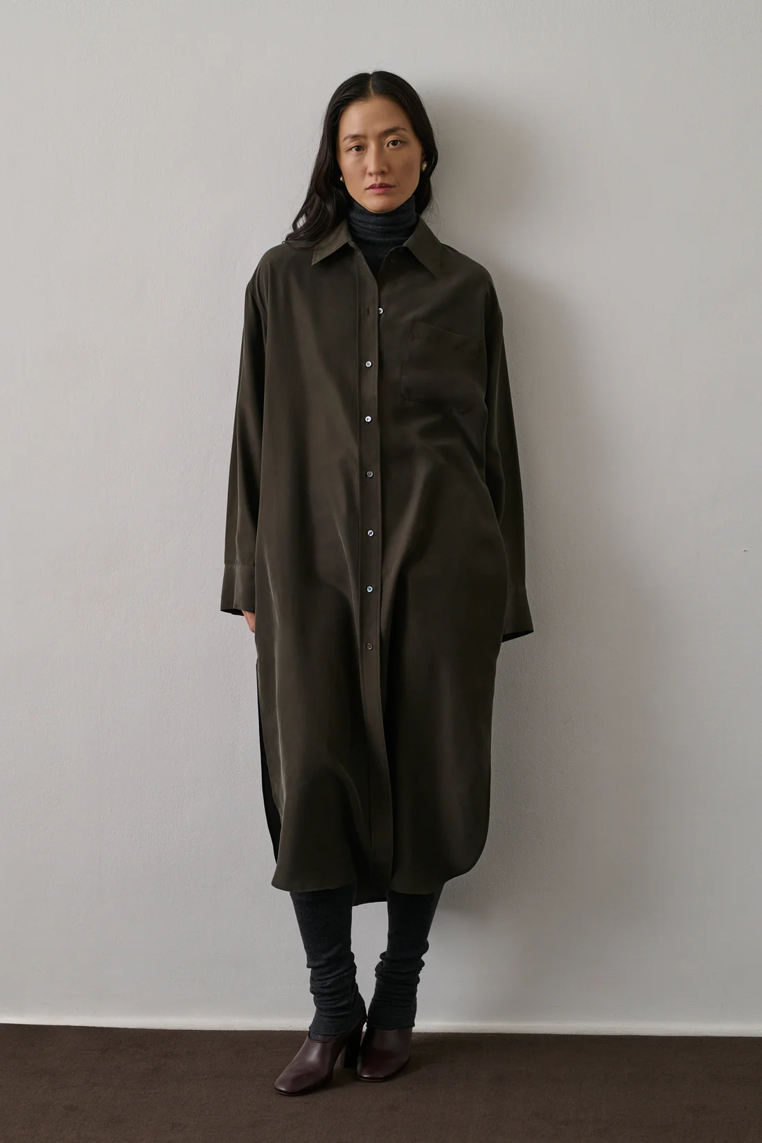 SOEUR FLORA DRESS IN KHAKI
